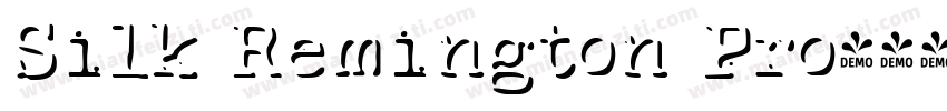 Silk Remington Pro字体转换